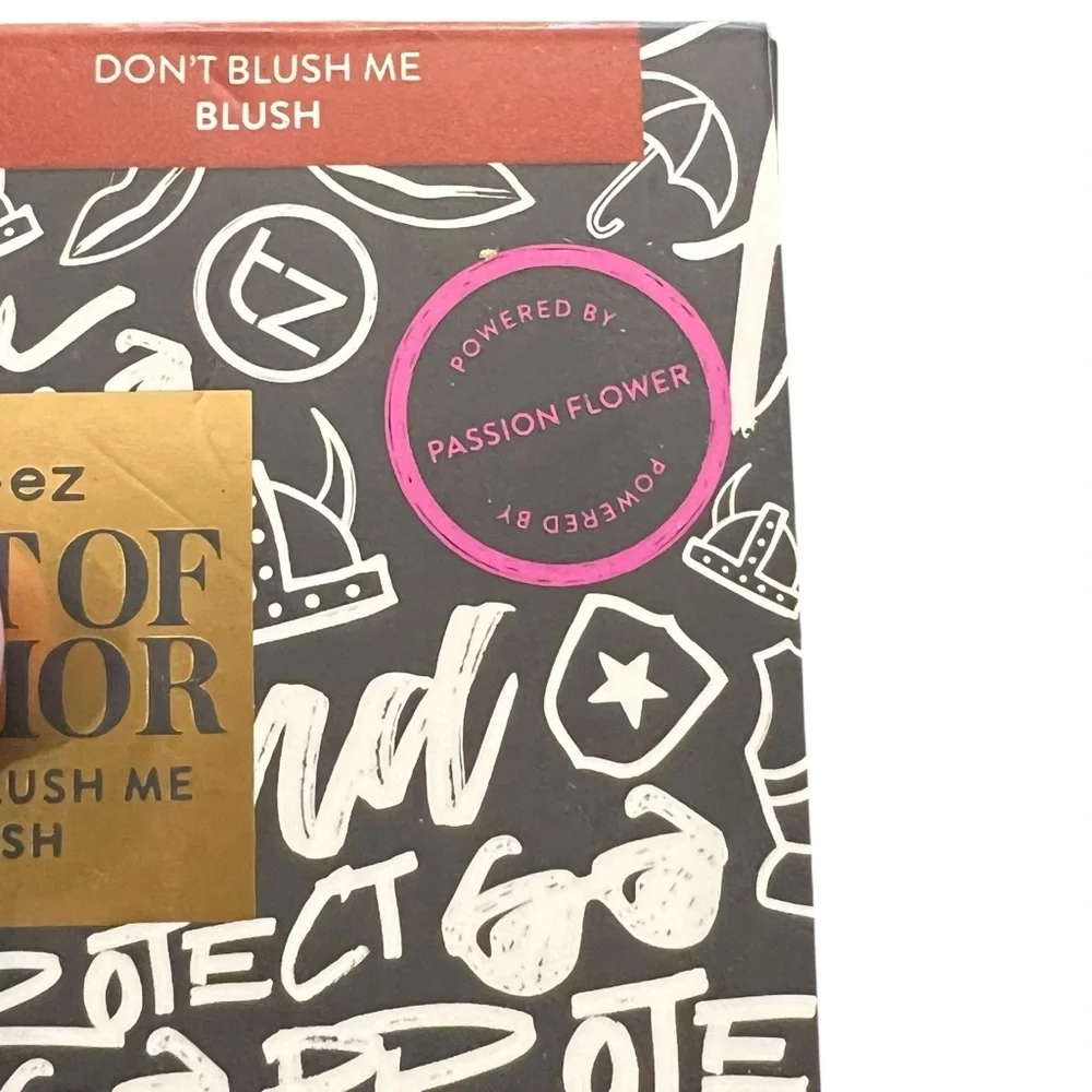 Teeez Cosmetics Suit‎ Of Armor Don't Blush Me Mauve Red Blusher NEW Beauty